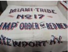 Antique IMP' Order Of Redmen Sign Miami Tribe Newport Kentucky 36