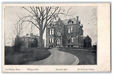 c1905 Williston Hall Shattuck Hall Mt Holyoke College Massachusetts MA Postcard picture