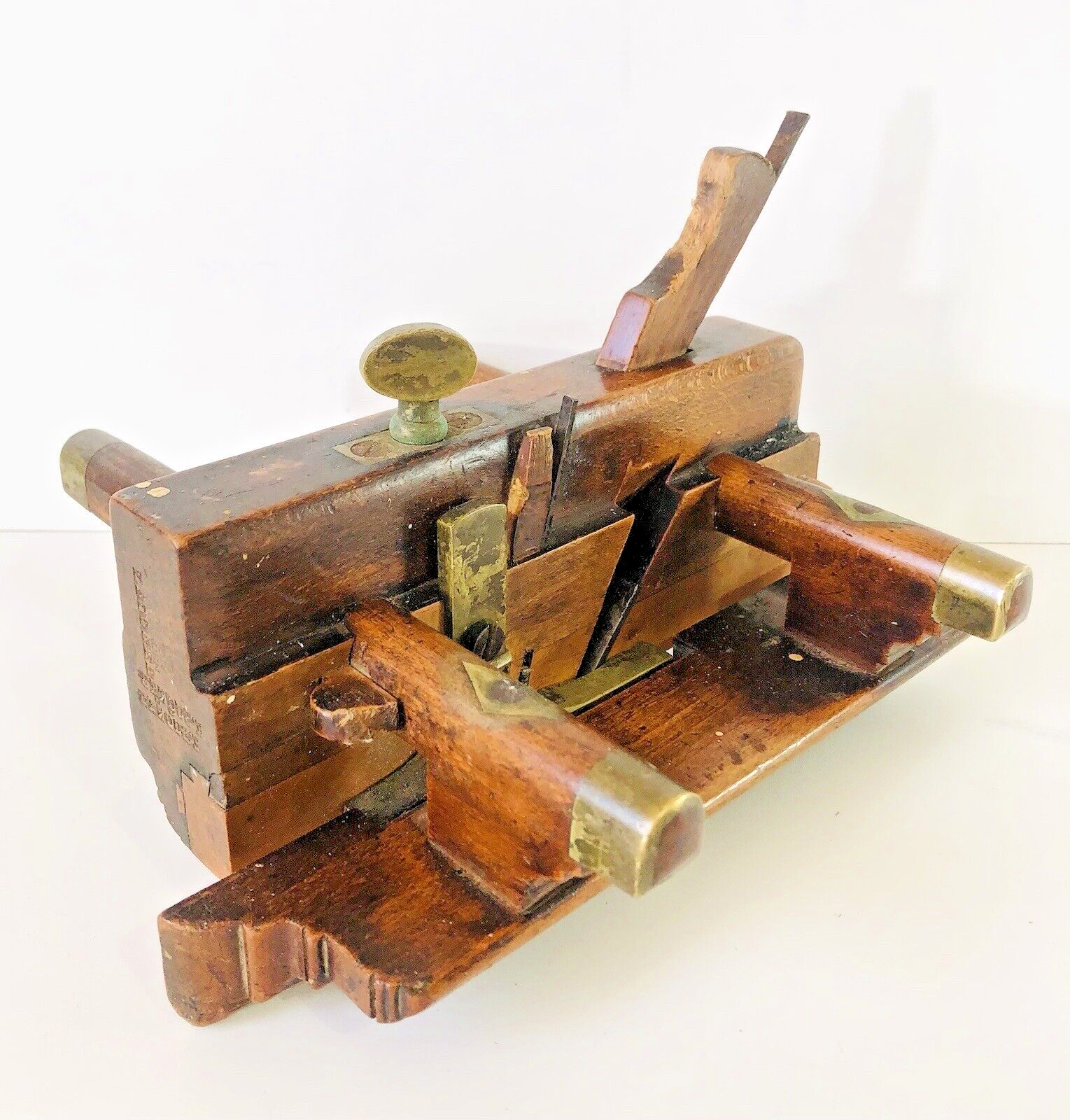 Moseley & Son London, Wooden Moulding Fillister Plane, Antique Woodworking Tool
