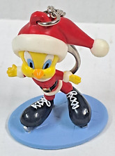 Tweety Bird Christmas keychain, ornament, cake topper  2.5 inch picture