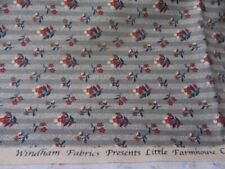 WINDHAM FABRIC LITTLE FARMHOUSE by LB KRUEGER PATTERN 24341 COTTON FABRIC 1/3 YD picture