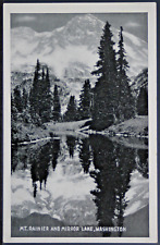 Mt Rainier and Mirror Lake in Washington   PC2730 picture