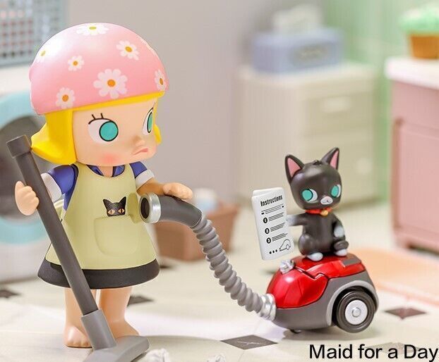 POP MART A Boring Day With Molly Series Blind Box Confirmed Figure Hot Toys Gift