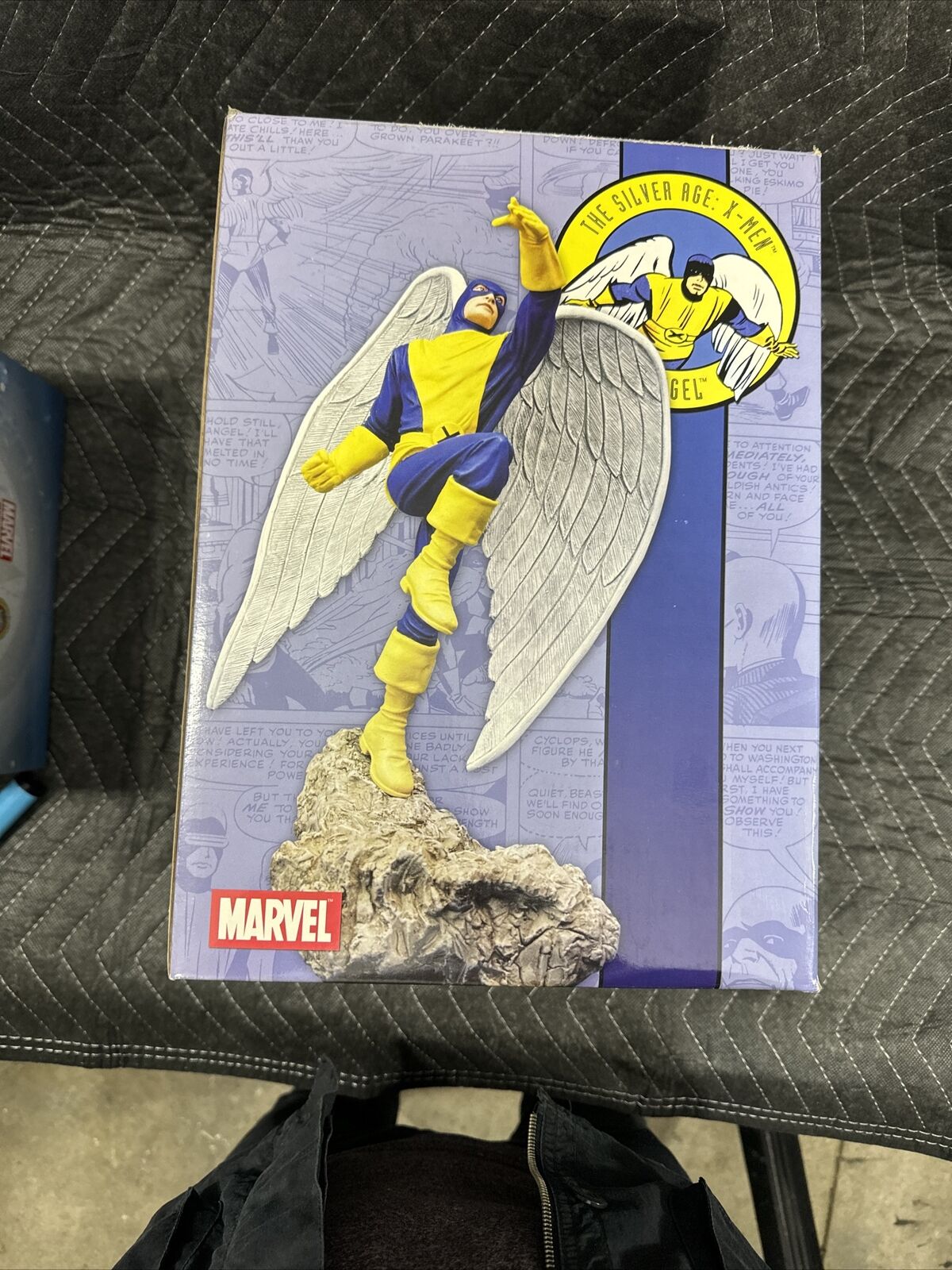 2002 Marvel Silver Age X-Men Angel Painted Statue Rudy Garcia Limited Edition