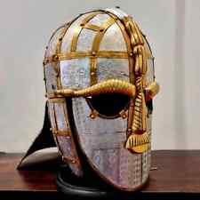 Medieval Sutton Hoo Warriors Helmet Viking Vendel Helmet picture