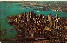 Vintage Postcard- LOWER MANHATTAN, NEW YORK CITY, N.Y. picture