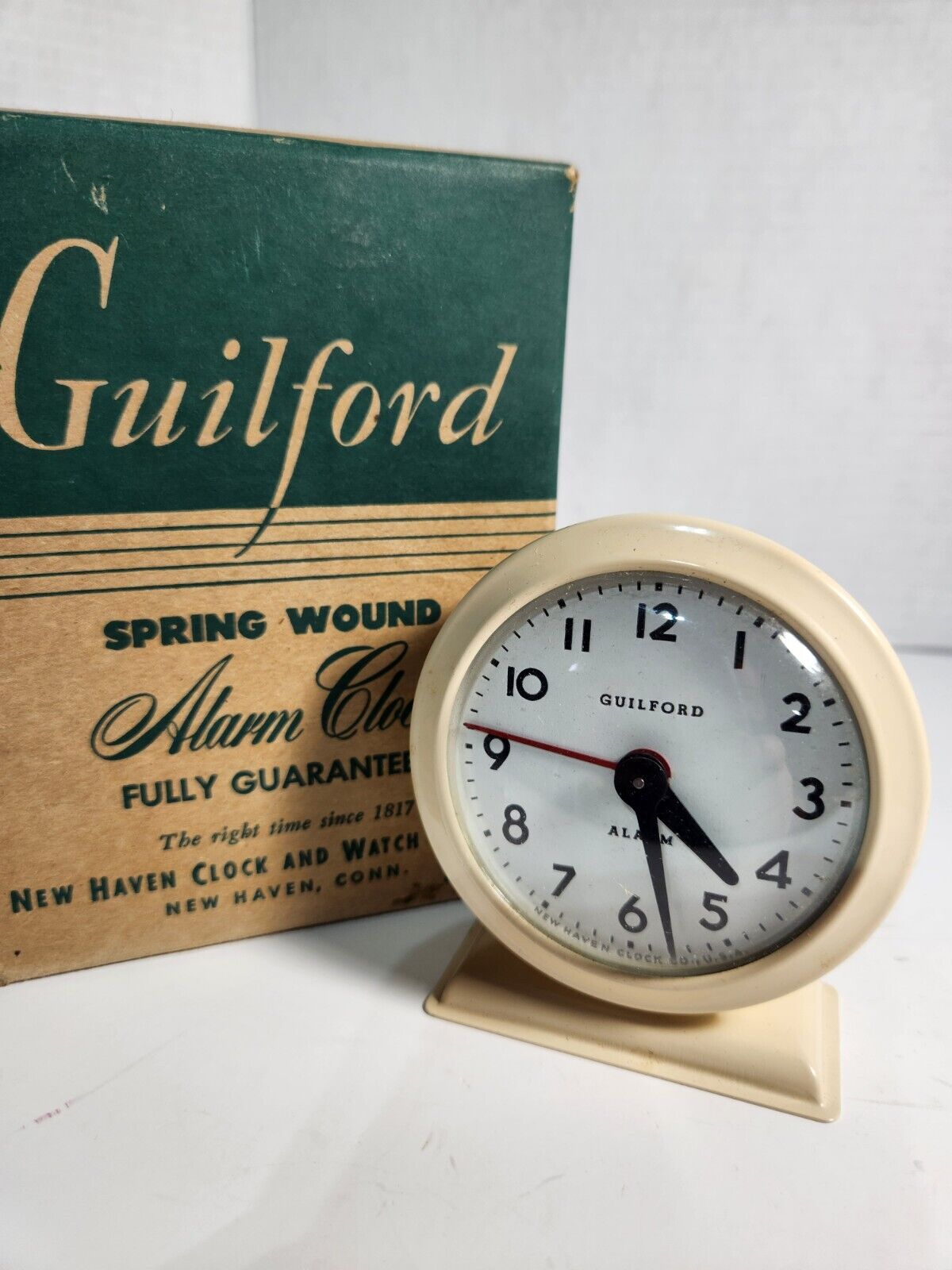 Vintage Guilford Wind-up Clock