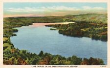 Lake Fairlee in the Green Mountains, Vermont, VT, Linen Vintage Postcard e4621 picture