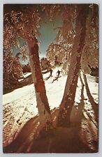 Postcard Waitsfield Vermont in Early Winter Skiing picture