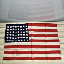 48 Star American Flag - Vintage Small 11” x 16.5” Silk Flag - See Description picture