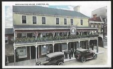 Washington House, Chester, Pennsylvania, Early Postcard, Unused picture