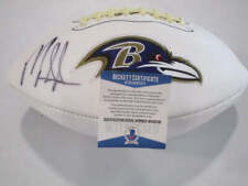 Mark Ingram of the Baltimore Ravens signed autographed logo football Beckett COA picture