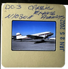 2002 CLASSIC EXPRESS DC-3 N103NA  STEPHEN TORNBLOM Airplane Aircraft 35mm Slide picture