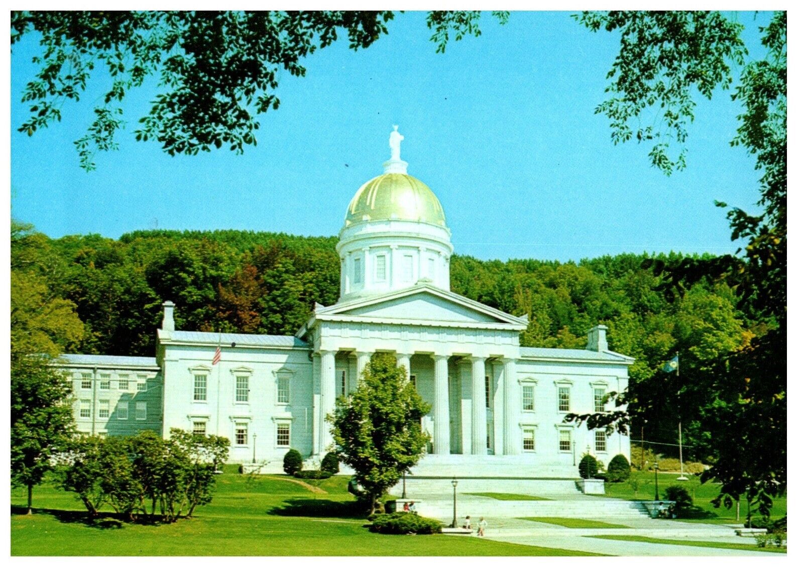 POSTCARD VTG Montpelier VT-Vermont, State House 