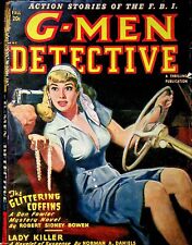 G-Men Detective Pulp Sep 1949 Vol. 36 #1 VG picture