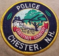 NH Chester New Hampshire Police Shoulder Patch picture