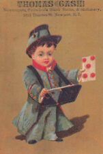 Thomas Cash, Newspapers & Stationery, Early Trade Card, Size:106 mm x 71 mm picture