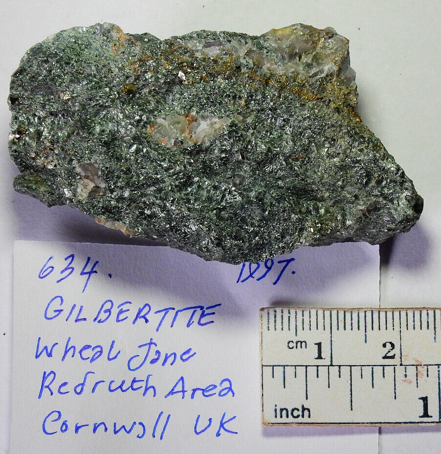 GILBERTITE from Wheal Jane, CORNWALL