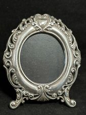 Vintage Brighton Oval Shaped Small Picture Frame 1 Solid Piece Ornate 4