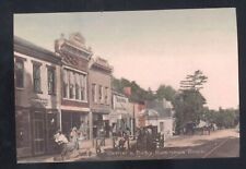 REAL PHOTO BETHEL OHIO DOWNTOWN STREET SCENE STORES HORSE POSTCARD COPY picture