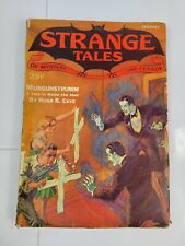 Strange Tales Pulp Magazine January 1933 
