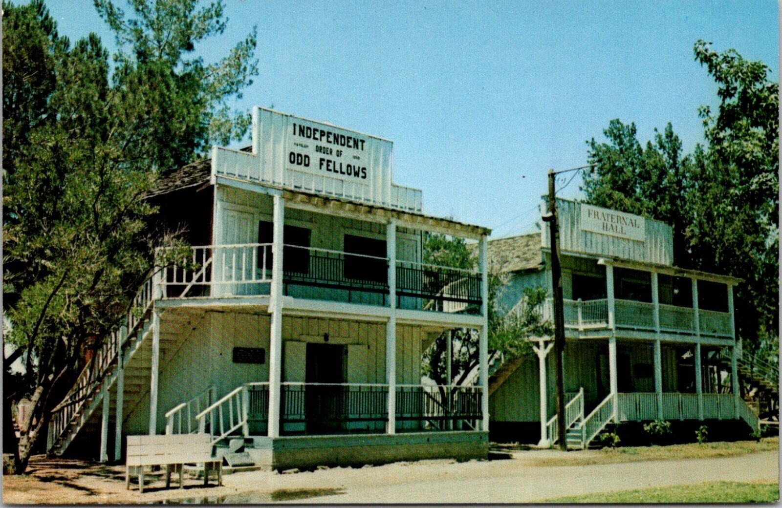 Bakersfield California CA Kern County Museum Odd Fellows Lodge Hall Postcard