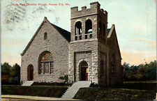 Vtg 1910s Hyde Park Christian Church Kansas City Missouri Postcard picture