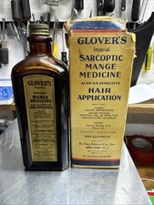 Antique GLOVER'S IMPERIAL MANGE MEDICINE-H. CLAY GLOVER Co. -NEW YORK picture