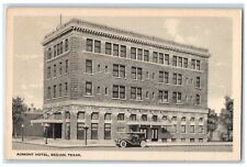 c1927 Exterior View Aumont Hotel Building Classic Car Seguin Texas TX Postcard picture