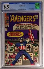 AVENGERS 16 (1965) CGC 6.5 Fine+. Stan Lee story. Jack Kirby cover. New Avengers picture