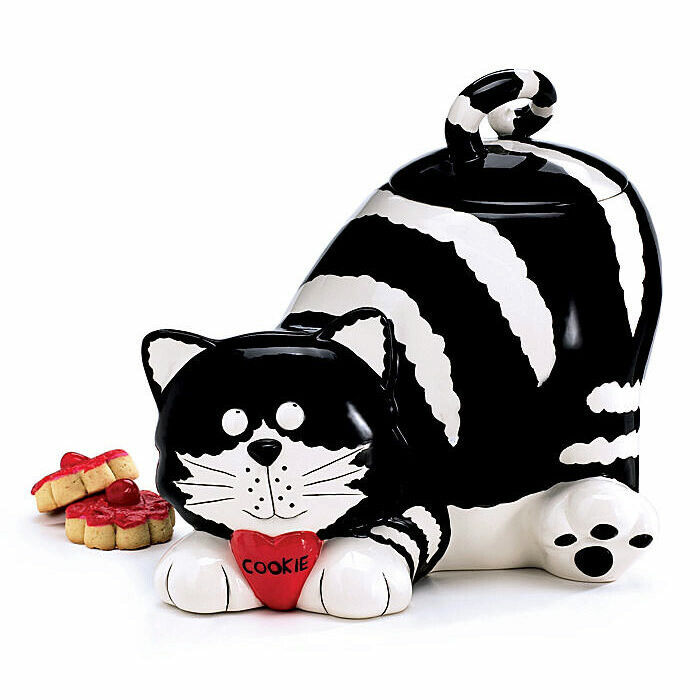 Chester The Cat Lying Cookie Jar