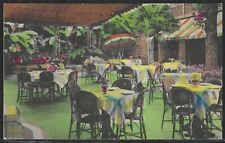 Le Patio Royal, Royal Street, New Orleans, Hand Colored Postcard, Used in 1938 picture