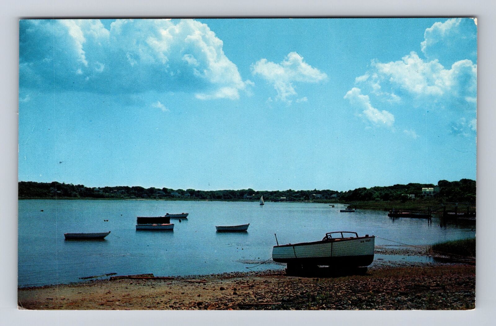 Orleans MA-Massachusetts, Cape Cod, Town Cove, Antique Vintage Souvenir Postcard