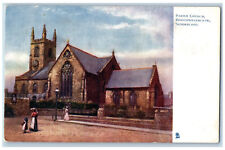 Sunderland England Postcard Parish Church Bishopwearmouth 1905 Oilette Tuck Art picture