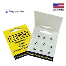 Genuine Clipper Lighter Flints, Black, 1 Pack of 9 Flints, USA Shipper picture