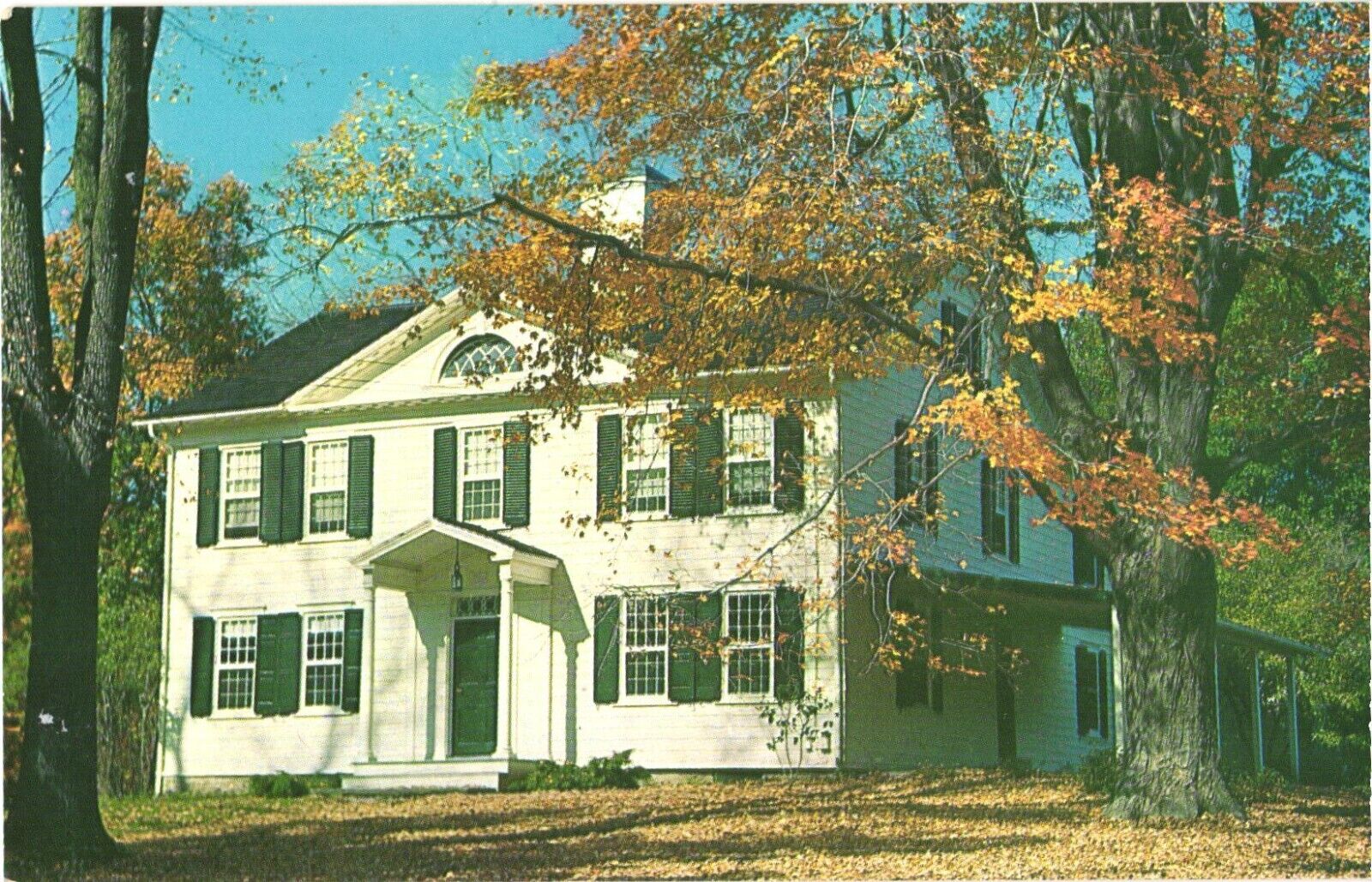 New Canaan Connecticut New Canaan Historical Society House Postcard