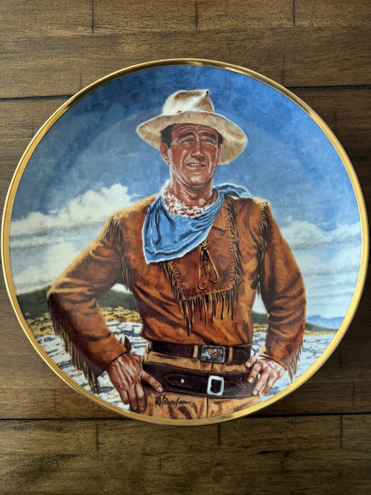 John Wayne | The Duke | Franklin Mint Collectors Plates Series 