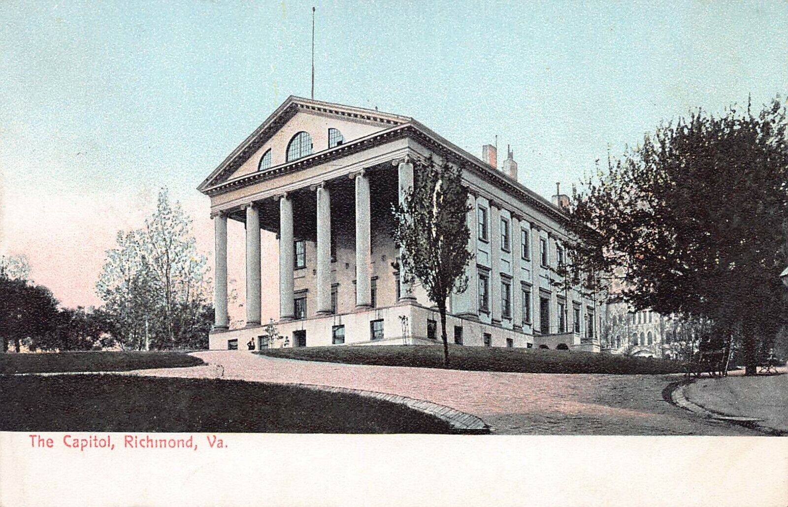 The Capitol, Richmond, Virginia, very early postcard, unused