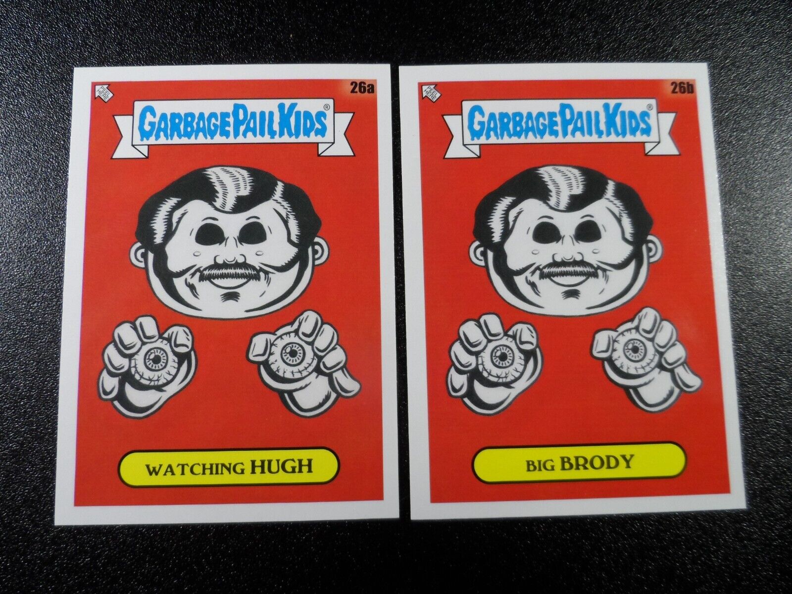 George Orwell 1984 Nineteen Eighty Four Spoof Garbage Pail Kids 2 Card Set