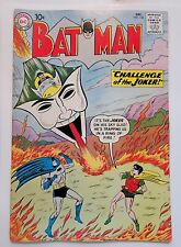 Batman 136 FN- Challenge of The Joker 1959 Sheldon Moldoff High Grade Silver Age picture