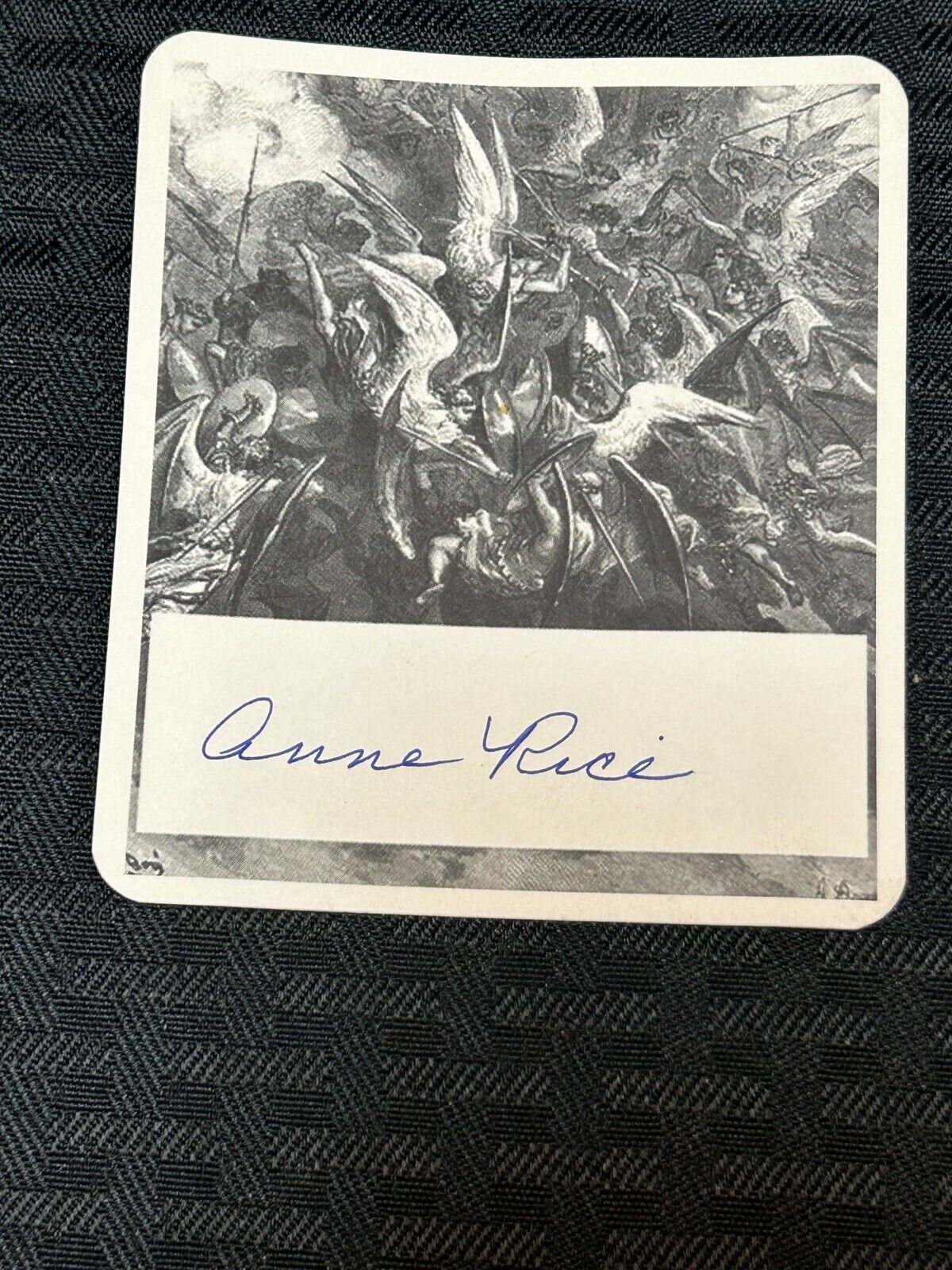 Anne Rice Signed Autograph Bookplate Interview with a Vampire Author