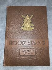 1947 ‘BOOMERANG’ HOLLAND MICHIGAN High School YEARBOOK picture