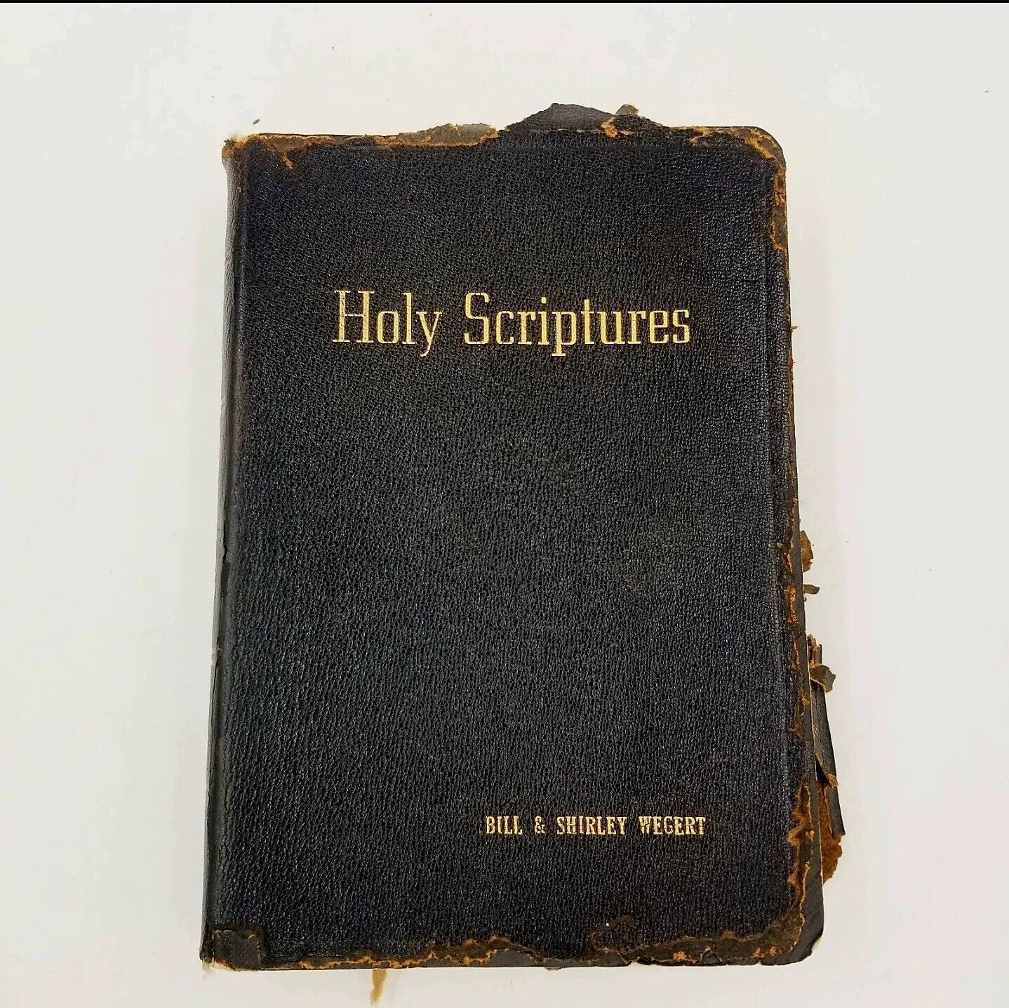 1944 Holy Scriptures Joseph Smith Leather Gilded Thumb Index LDS Mormon Herald