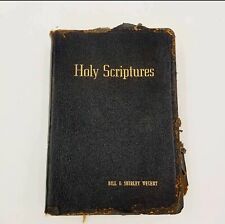 1944 Holy Scriptures Joseph Smith Leather Gilded Thumb Index LDS Mormon Herald picture