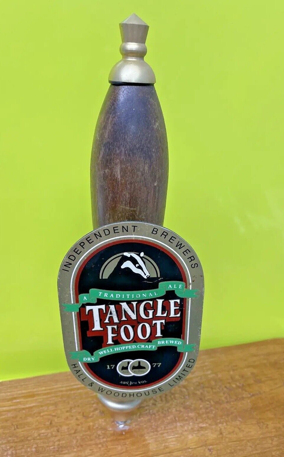Badger Brewery Tangle Foot Vintage Craft BEER Tap Handle DORSET, UNITED KINGDOM