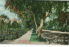 CA, LOS ANGELES - WEST ADAMS ST VIEW - 1912 postcard picture
