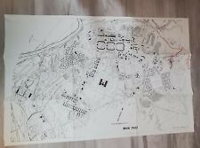 Fort Benning Army Main Post 1987 Map Military Base Buildings Airstrip Housing  picture