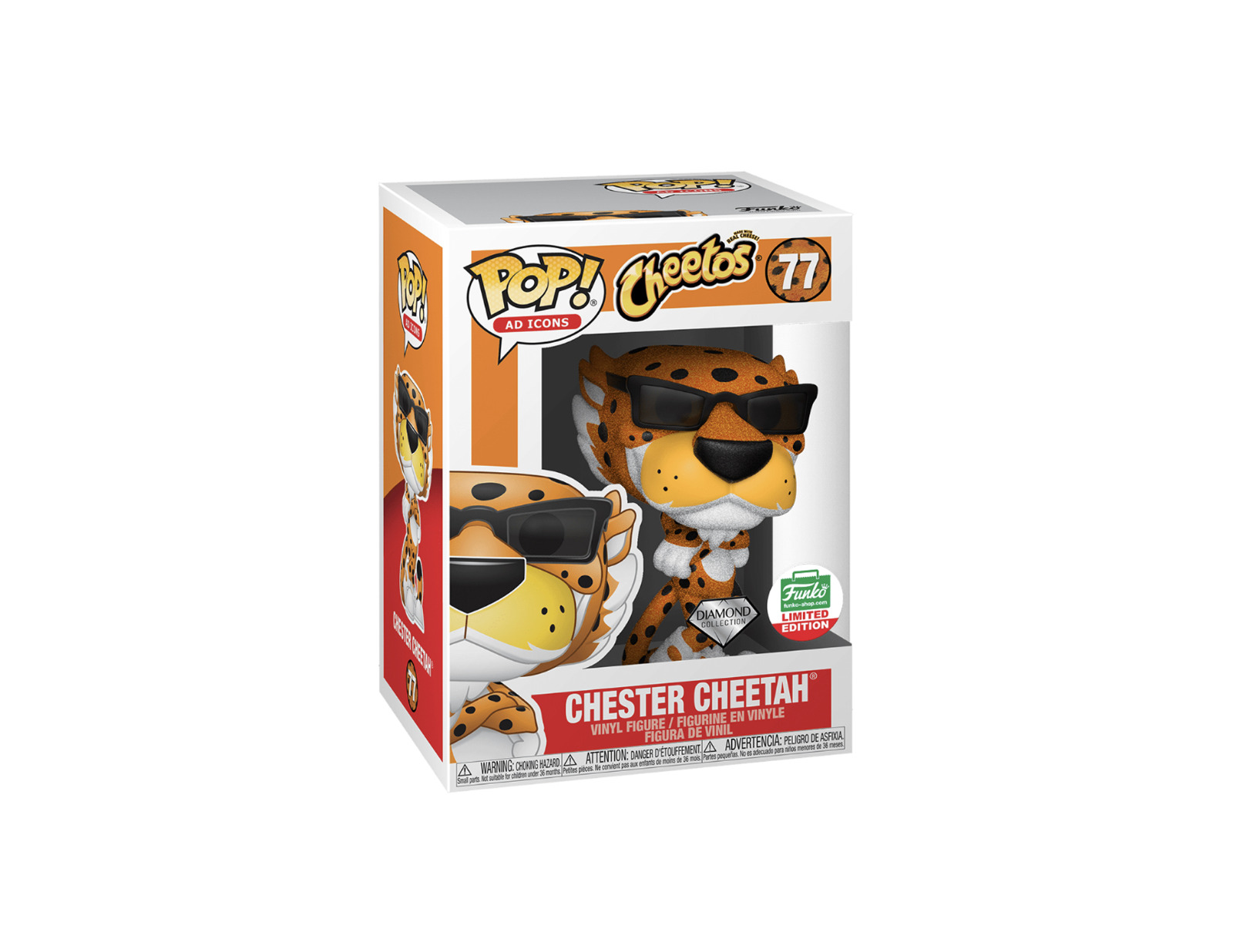 Funko POP Cheetos - Chester Cheetah #77 (Funko Excl) w\\ Soft Protector (B9)