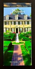 2000s Lincoln Family Home Hildene Manchester Vermont Travel Brochure Poster picture