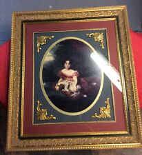 Vintage Windsor Art Picture Frame Oil Painting ( Portrait Of Peel ) 32” X37”  picture